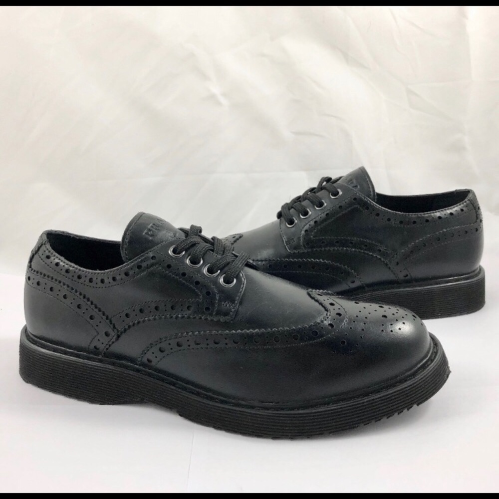 Prada Chunky Sole Leather wingtip Oxford Shoes